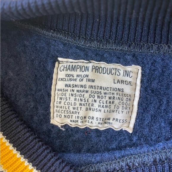 Vintage Champion Notre Dame Crewneck Sweatshirt - Picture 4 of 4